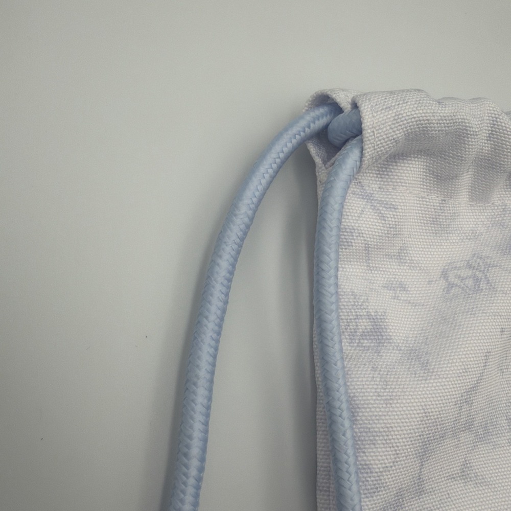 Authentic Dior Beauty VIP GWP White Blue Drawstring Pouch Toile De Jouy Safari - Picture 7 of 11
